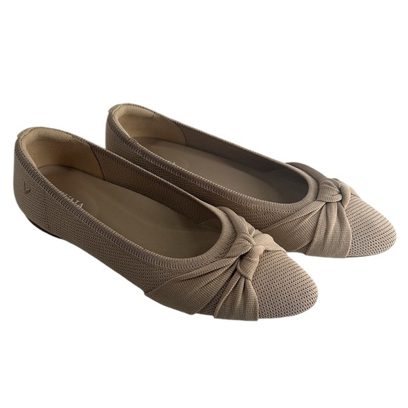 Vivaia Bibi Almond-Toe Knotted Flats sustainable comfort shoes - size 38 (US7.5) - Picture 3 of 10